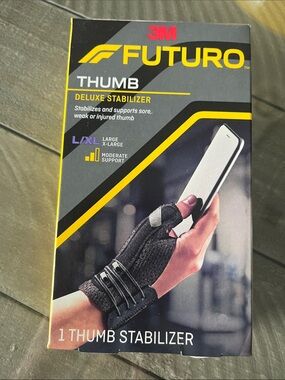 Futuro Thumb Stabilizer Black and Yellow